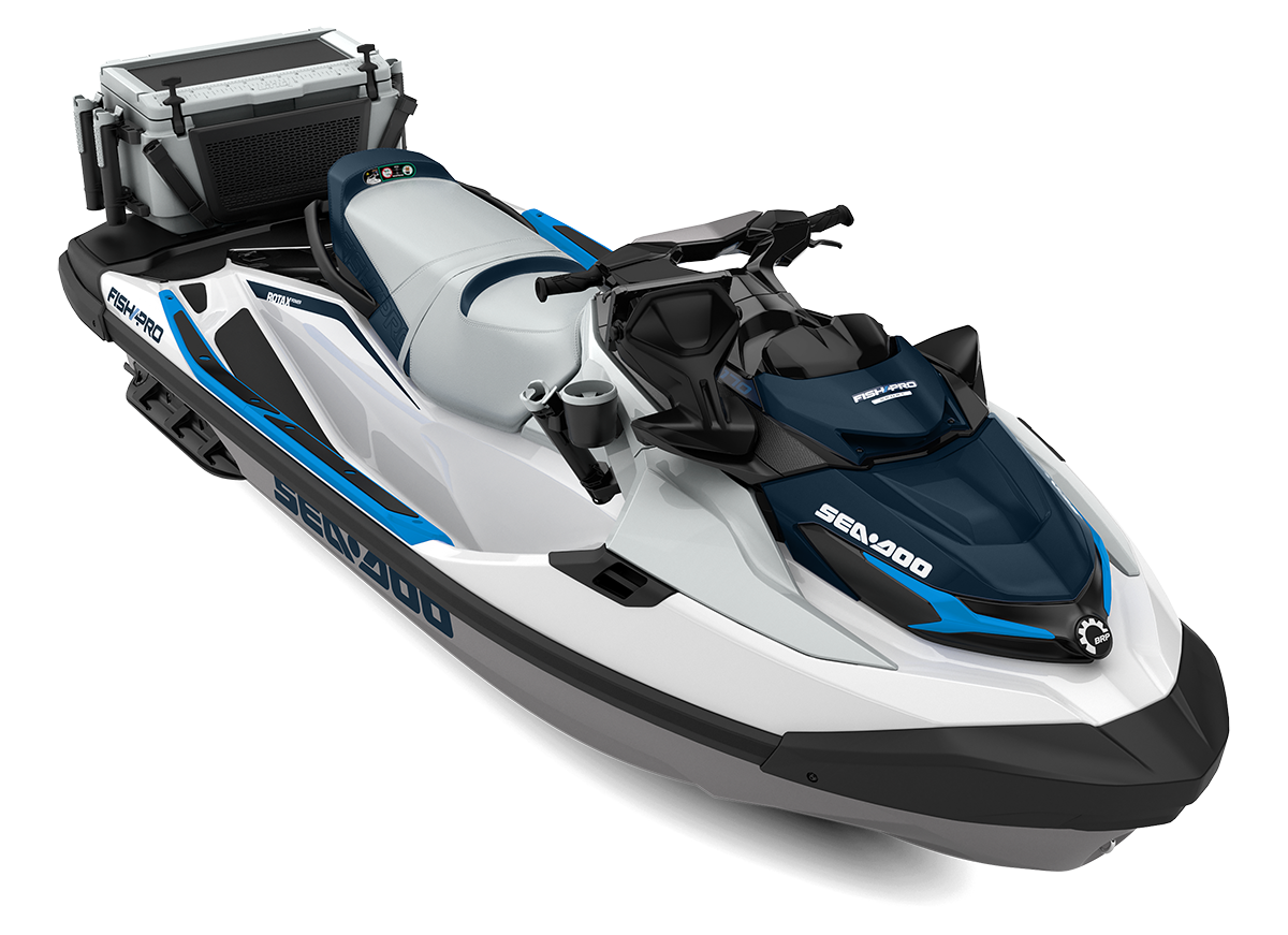 SEA MY27 PWC FISHPRO SPORT NoSS M 170 WHITE GULFSTREAM BLUE 00018VD00 STUDIO 3300x2396 SHADOW 34F NA